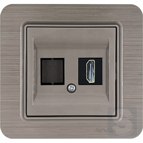 Розетка HDMI Arvia Electric Lavin Медь (21 28 4010 250)